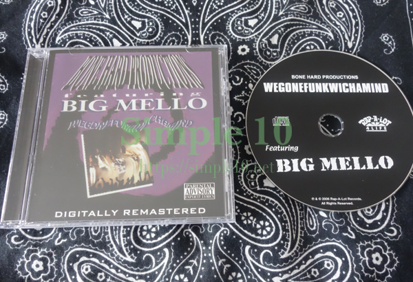 「Big Mello - Wegonefunkwichamind」のCDの写真です。